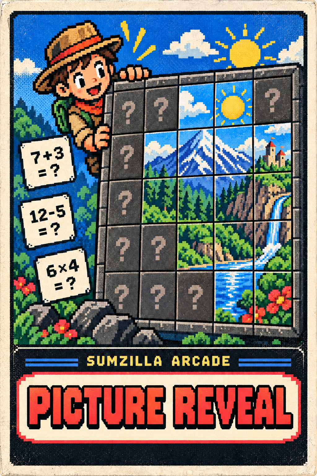 Picture Reveal Math Mastery