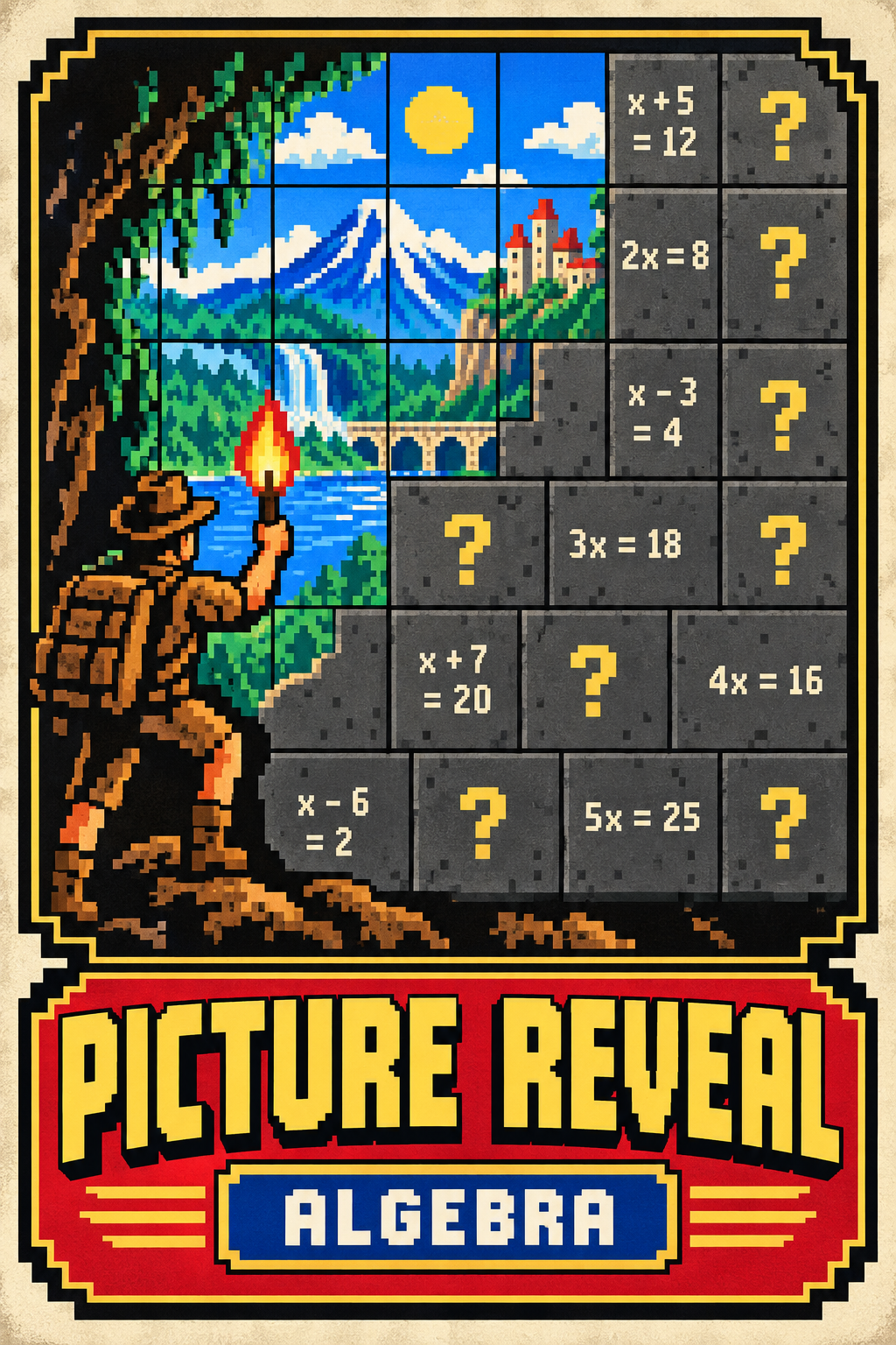 Picture Reveal Algebra